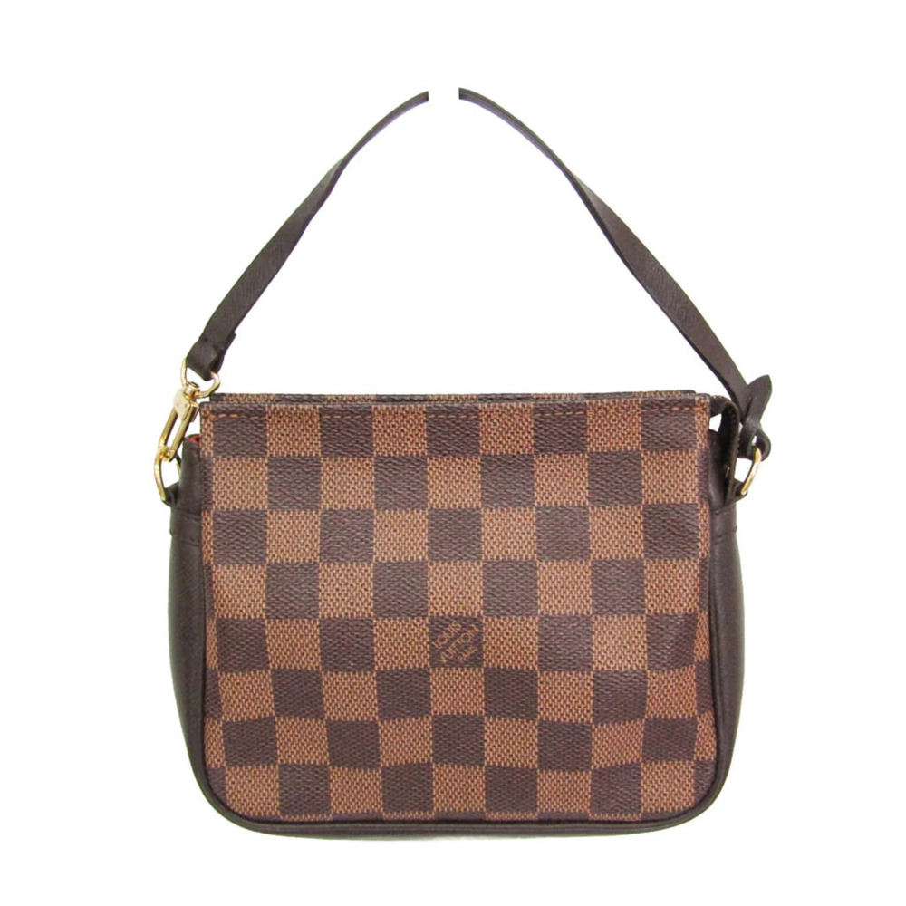 Louis Vuitton Damier Makeup Pouch N51982 Women's Handbag,Pouch Brown